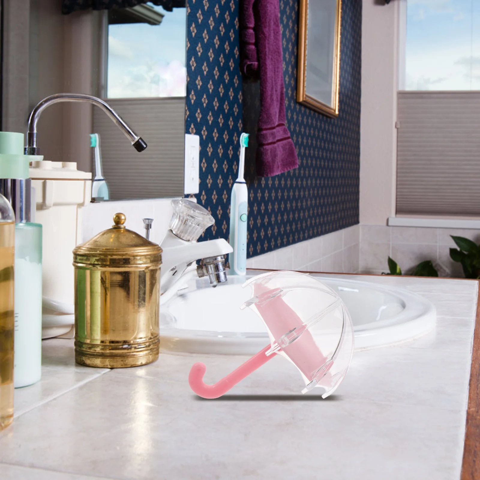 10 個つけまつげボックスクリエイティブ傘型キャンディ収納ボックスプラスチックまつげ収納容器ギフト用愛らしいキャンディケース