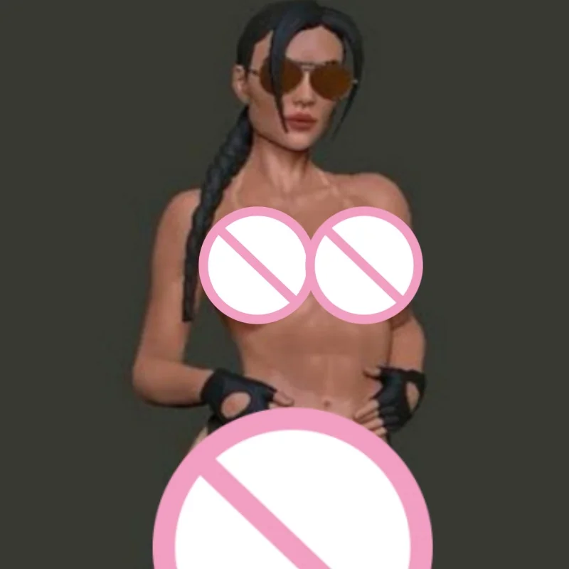 Figuras de resina de 75mm, escala 1/24, miniaturas de Lara GK, Kit de modelos sin montar y sin pintar, Juguetes