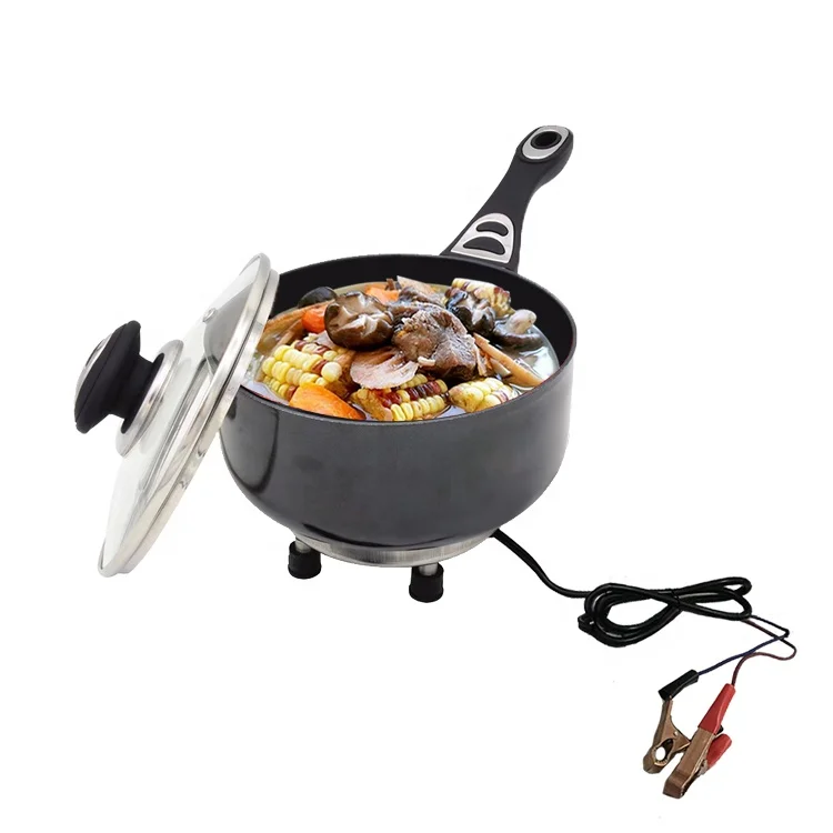 

Portable 12v 24v Dc Solar Saucepan Non-stick Coating Pan Powered with Battery Wholesale Price