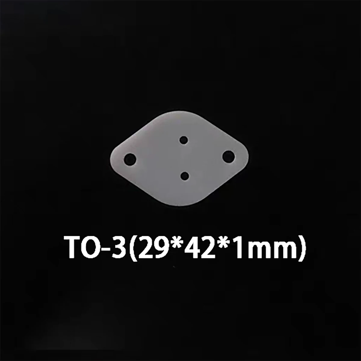 ALN Aluminum Nitride Ceramic Sheet TO-3 High Thermal Conductivity High Power MOS Tube Ceramic Substrate