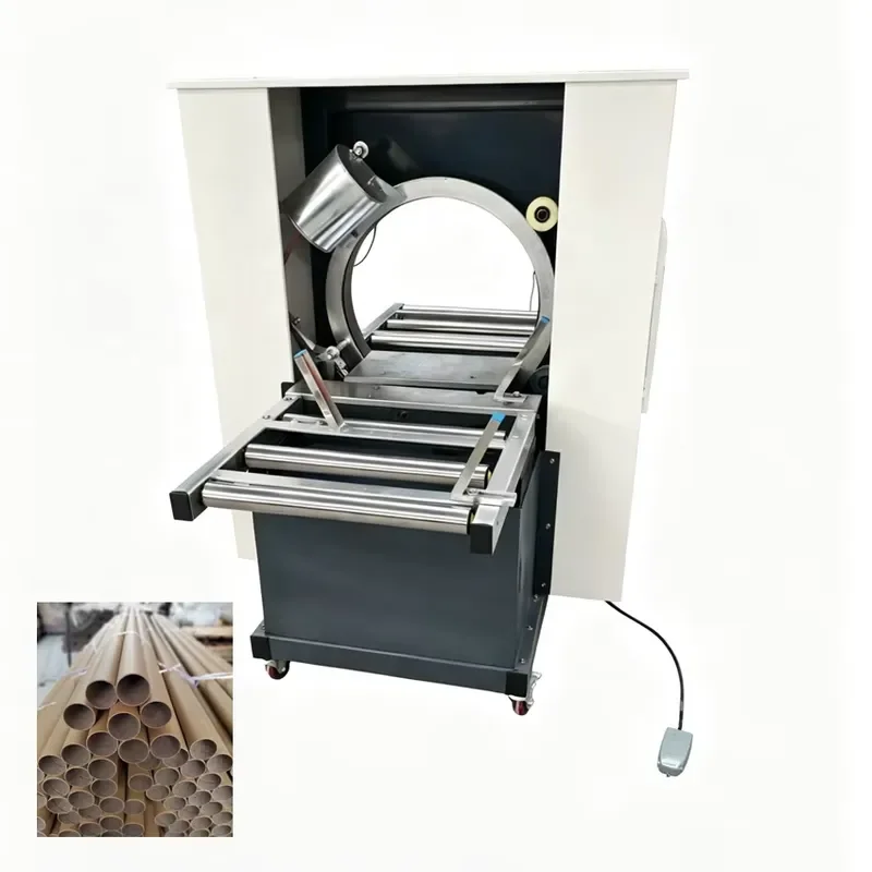 Automatic Kraft Paper Tube Strapping Machine with Motor 380V 1KW High-Speed
