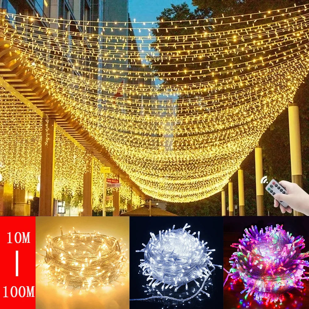 5M-100M светодиодные сказочные гирлянды
