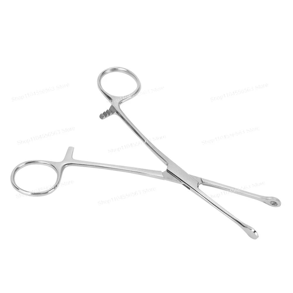 الفولاذ المقاوم للصدأ ثقب أداة ثقب تحديد المواقع جولة الفم فتح المشبك إبرة أنبوب المشبك الأذن انتزاع ثقب #4