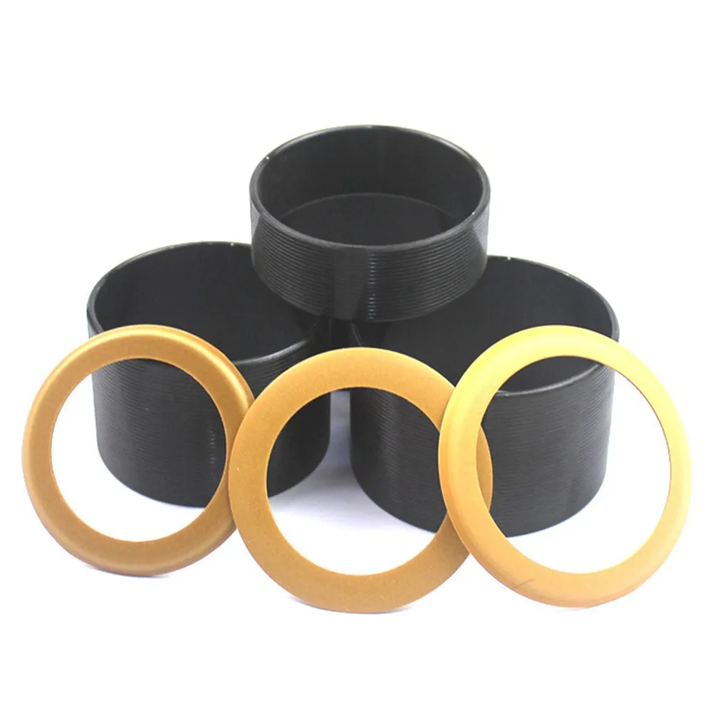 1pc Vacuum Pump Oil-Free Mute Air Compressor Cylinder Sleeve Piston Cylinder Ring Black-Rubber Fit 550W-1600W Air Compressor