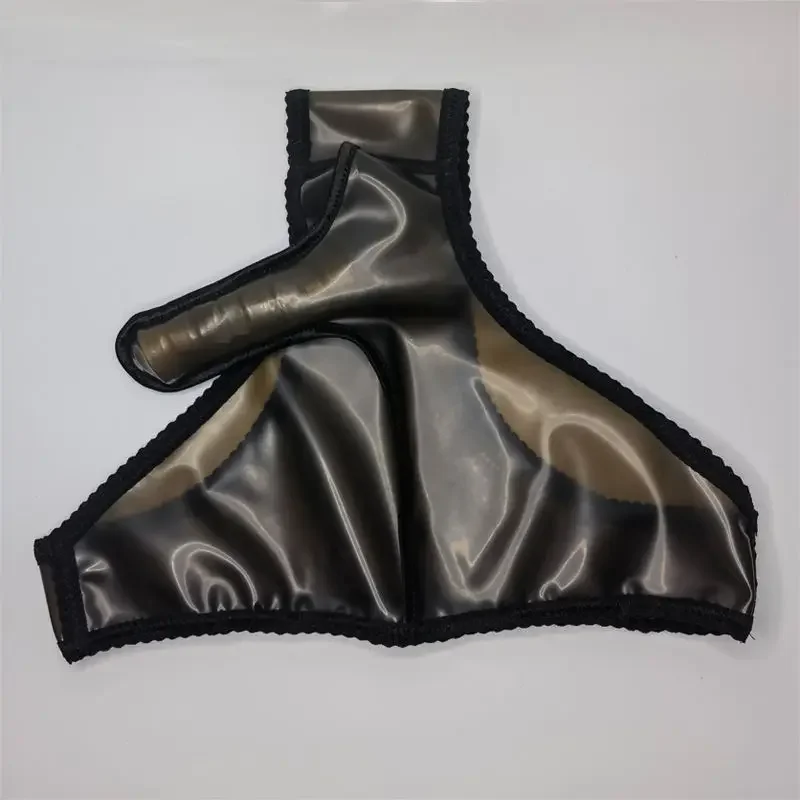 Man's Wateproof PVC Latex Plastic Panties Briefs Live Show Dance Costumes DJ Club Bar FKK Party Colors Handamake