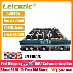 Leicozic K430 Professional 4-Channel Power Amplifier 90V-270V Powerful Audio Amp for Subwoofer & Line Array Speaker