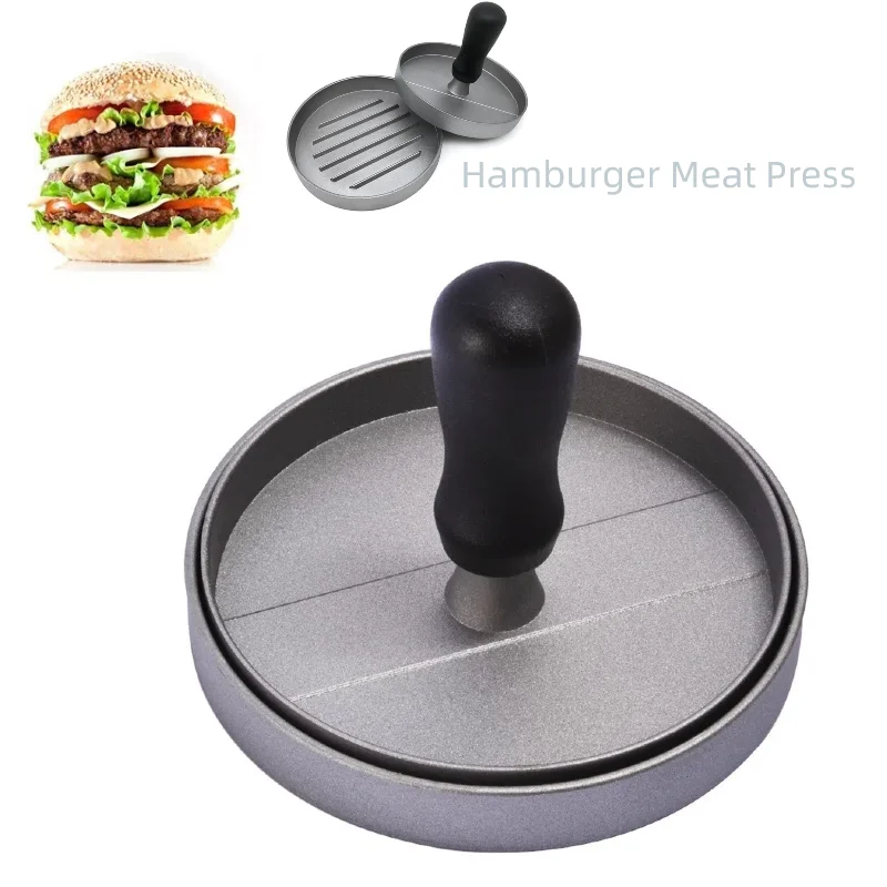 

Kitchen Hamburger Meat Press Convenient Plate Household Hamburger Grinder Manual Non-stick Meat Pie Press Set