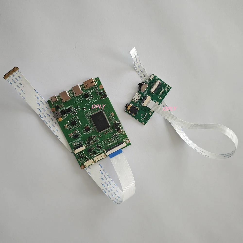 

Плата контроллера 2 TYPE C Mini HDMI-совместимая для B160UAN03 B160UAN03.1 16 "1920x1200 EDP светодиодная панель комплект экрана DIY