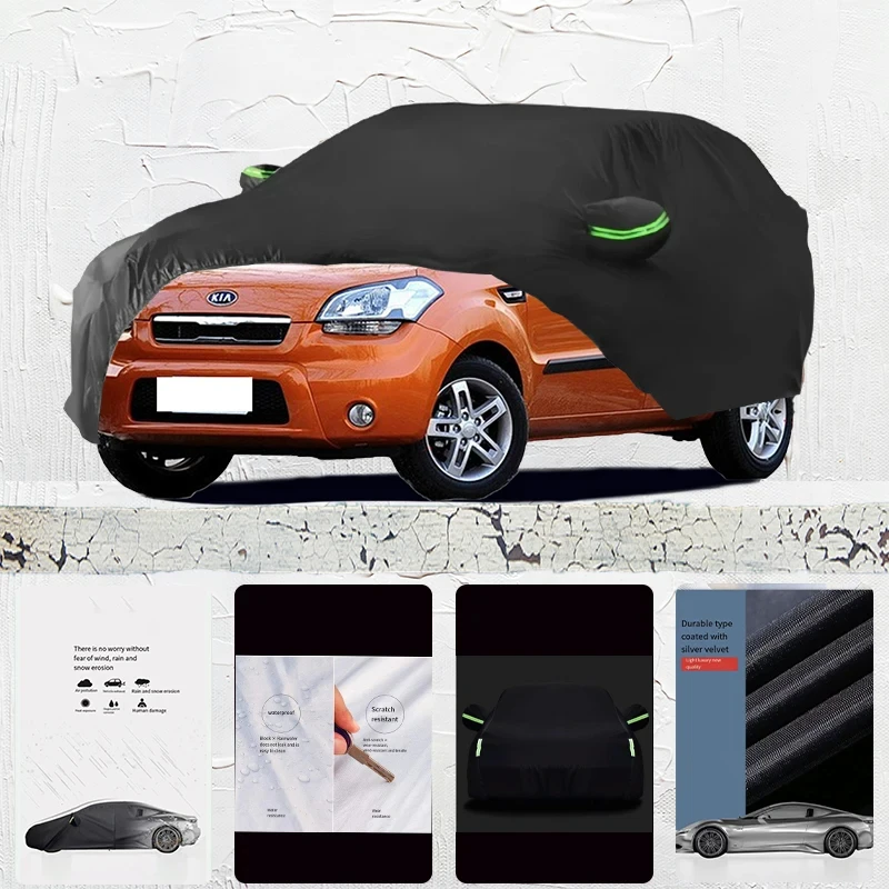 

For-Kia-Soul-Anti-UV-Sun-Shade-Rain-Snow-Resistant-Dustproof-Car-umbrella-Black-cover-Full