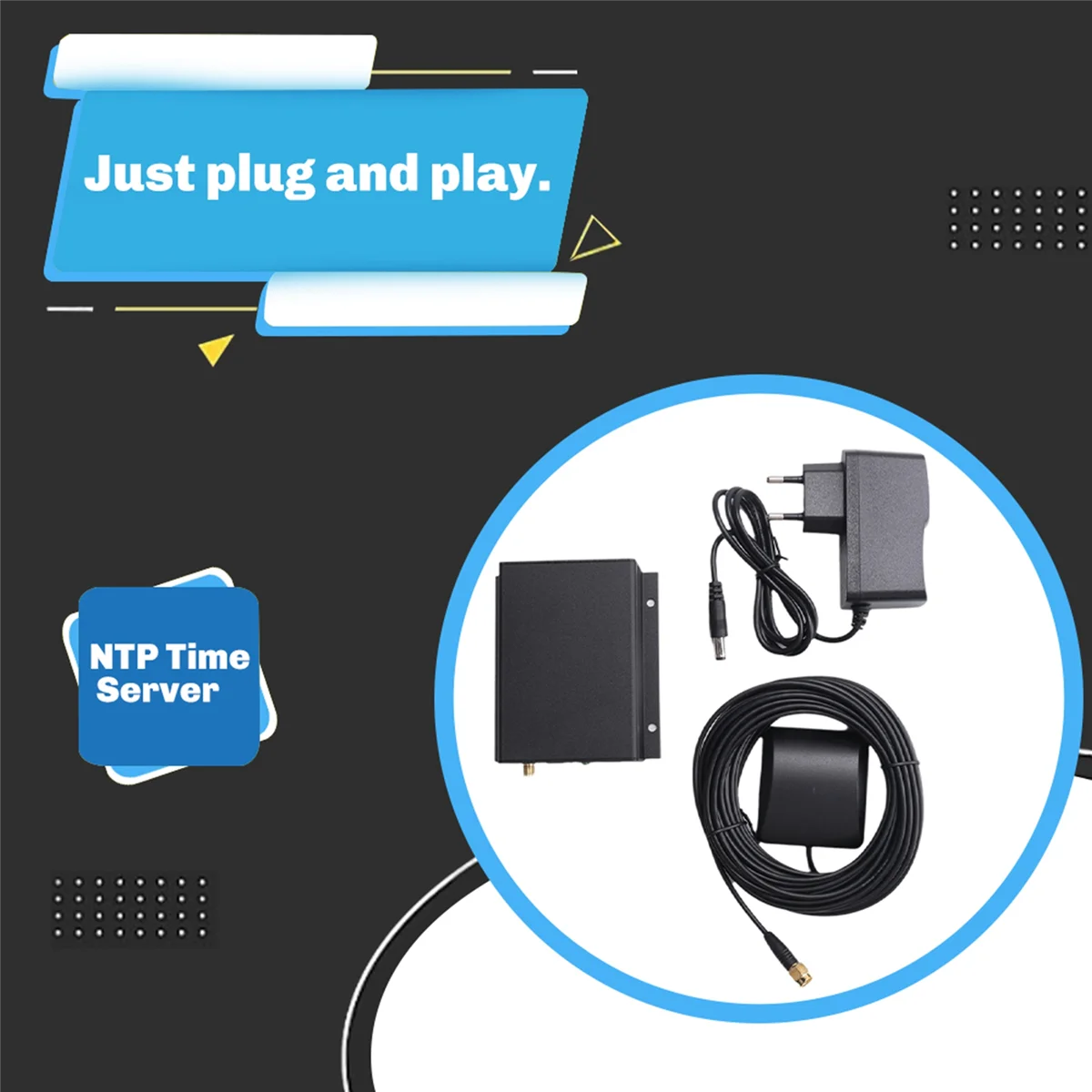 خادم وقت الشبكة Supernew NTP خادم الوقت لنظام تحديد المواقع Beidou GLONASS Galileo QZSS إصدار سطح المكتب قابس الاتحاد الأوروبي #5