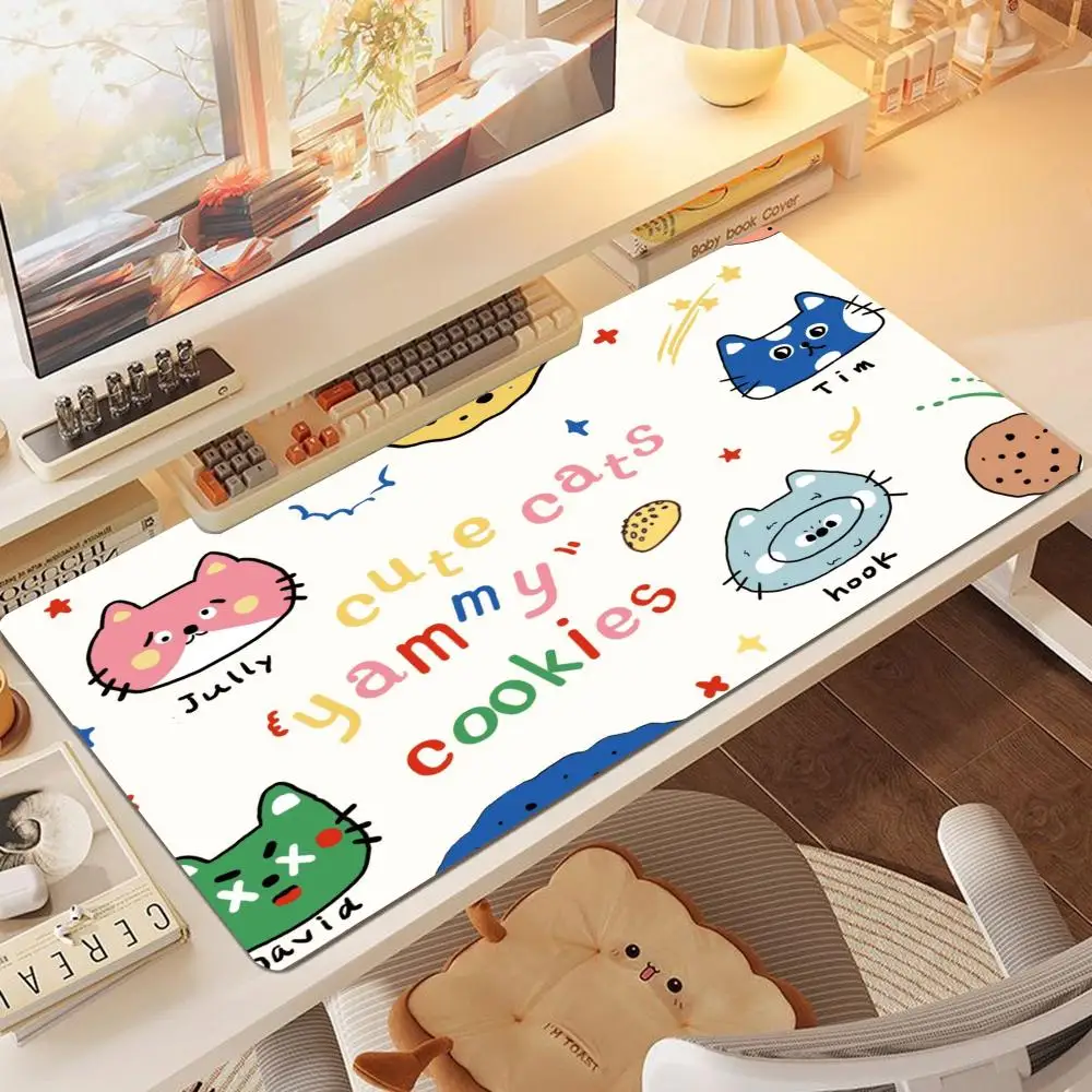 Fun Cartoon Monster Themed Mouse Pad - Non-Slip Rubber Base, Washable, Great for Work, Gaming & Office Use