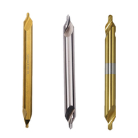 New 5PCS HSS Center Drills 60 Degree Countersinks Angle Bit Set 1.0mm/1.5mm/2.0mm/2.5mm3.0mm/4.0mm/5.0mm*100mm Metal Drill Bit