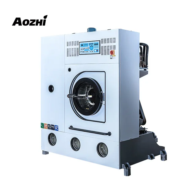 غسالة 12 كجم أوتوماتيكية مغلقة بالكامل ماكينة التنظيف الجاف Tetrachloroethylene متجر التنظيف الجاف مجموعة كاملة من التنظيف #5