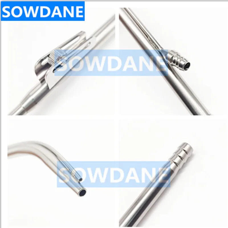 Dental Implant Surgical Wand Irrigator with Suction Kit Implant Suction tubing Autoclavable Asprirator Suction Tube