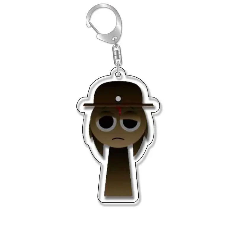Acryl-Sprunki-Schlüsselanhänger für Accessoires Sprunki Oren Raddy Gray Brud Vineria Anhänger Schlüsselring Schlüsselkette Schmuck Geschenke für Fans – Detail 11