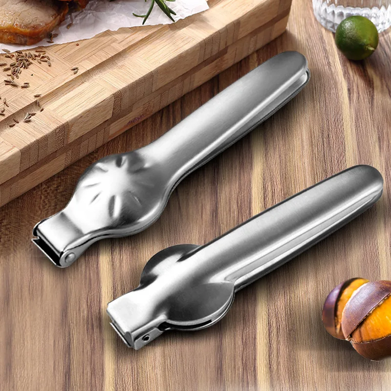 

Stainless Steel Chestnut Clip Walnut Pliers Nut Cracker Sheller Chestnut Opening Machine Kitchen Gadgets and Accessories