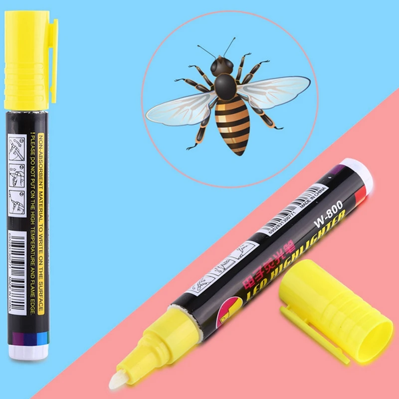 Queen Bee Marking Kit, 2 Queen Marking Cage Tube With 3 Bee Marker Pen For Beekeeper Tool