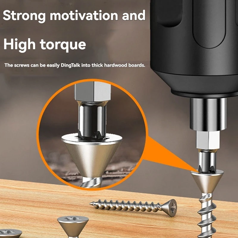 ABMR-Usb obeng listrik kecil tanpa kabel, alat perbaikan rumah tangga obeng tangan Mini