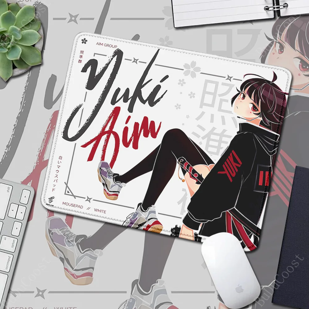 Yuki Aim لوحة ماوس ممتازة ، حجم صغير ، وسادة ماوس للألعاب السريعة ، حافة قفل ، وسادة طاولة رياضية إلكترونية ، حصيرة سطح مكتب مطاطية احترافية ، 18x22cm #3