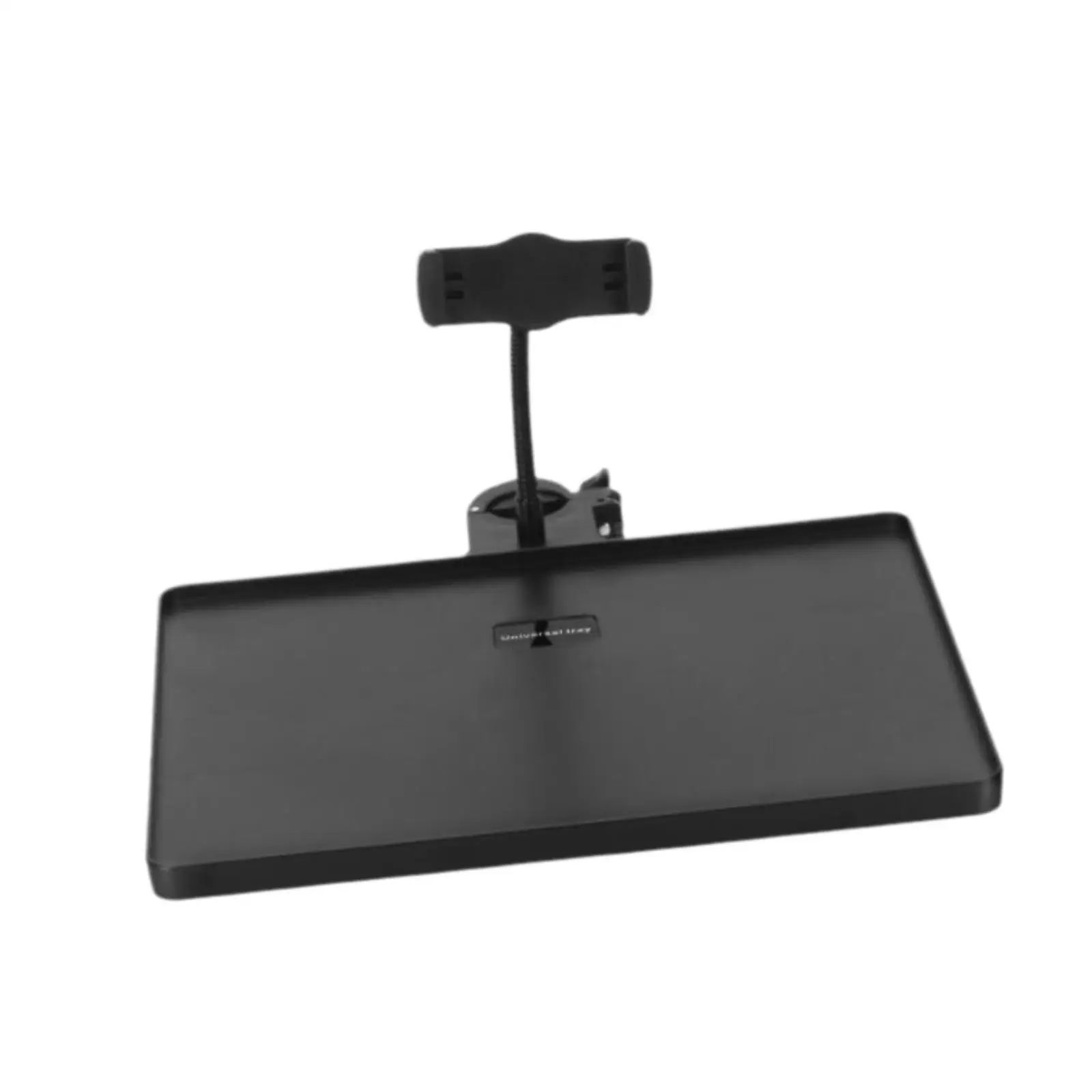Sound Card Tray, Microphone Stand Shelf, Microphone Tray with Clamp, Microphone Stand Rack Tray for Classroom