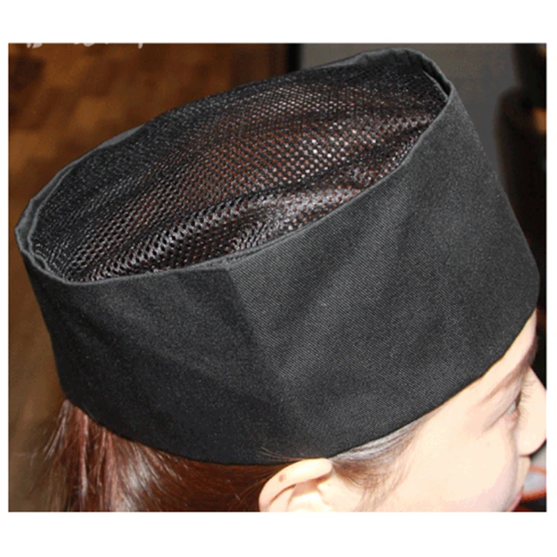 Food Catering Hotel Kitchen Work Cap Canteen a Cook's Hat Bakers Hat Restaurant Woman Chef Hats Breathable Hygiene Cap