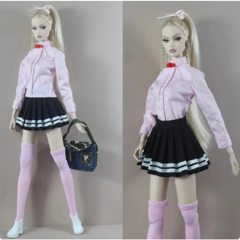 Lx1146 linda camiseta tops saias calças ternos roupas presentes para suas bonecas 1/6 babi xinyi fr fr2 mizi mengfan