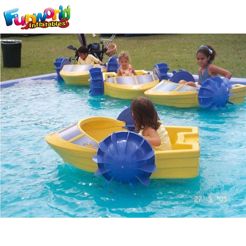 Commercial outdoor kids entertainment jumping castle bouncy house pandle boat inflatable swimming pool