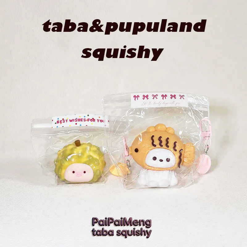 

New 2 In 1 Super Value Handmade Exclusive Squishy Food Grade Safe Soft Relieve Hand Stress Realistic Exquisite Cute Squeeze Toy