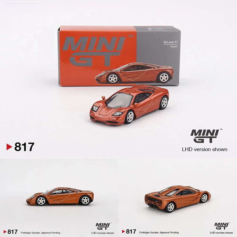 

MINIGT 817 В наличии 1:64 F1 McLaren Yquem литая под давлением модель автомобиля, коллекция игрушек