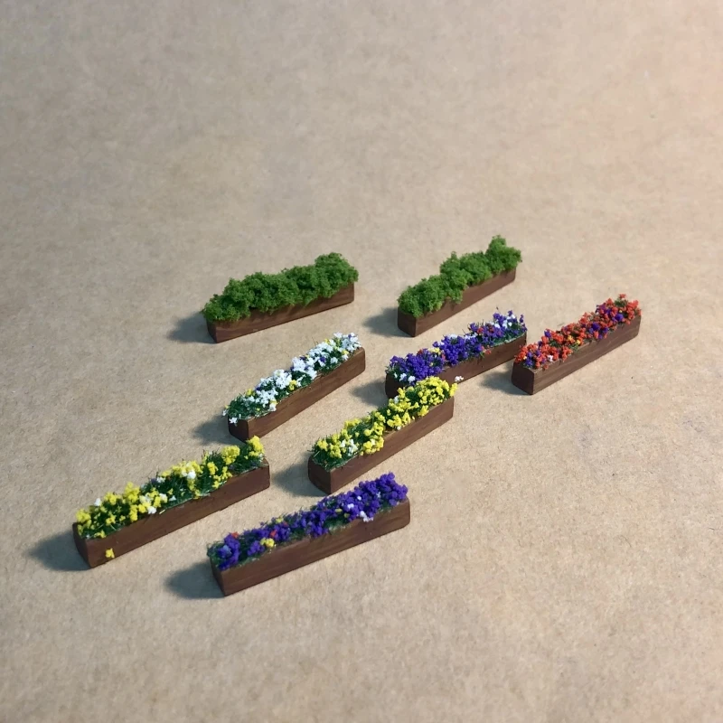 1:64 Diorama Piante in miniatura Miniaturizzazione Simulazione Bonsai Modello di scena Puntelli per garage Accessori per scene di piante in vaso