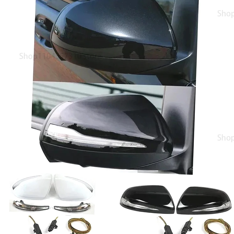 

Rear Mirror Cover Turn Signal Light With Wire Harness Modification Set For Mercedes-Benz Vito W447 2016 2017 2018 2019 2020