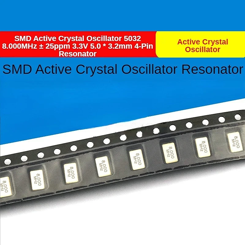 Patch Active Crystal Resonator 5032 8m8.000mhz 25ppm 3.3v5.0 * 3.2mm 4-pin.