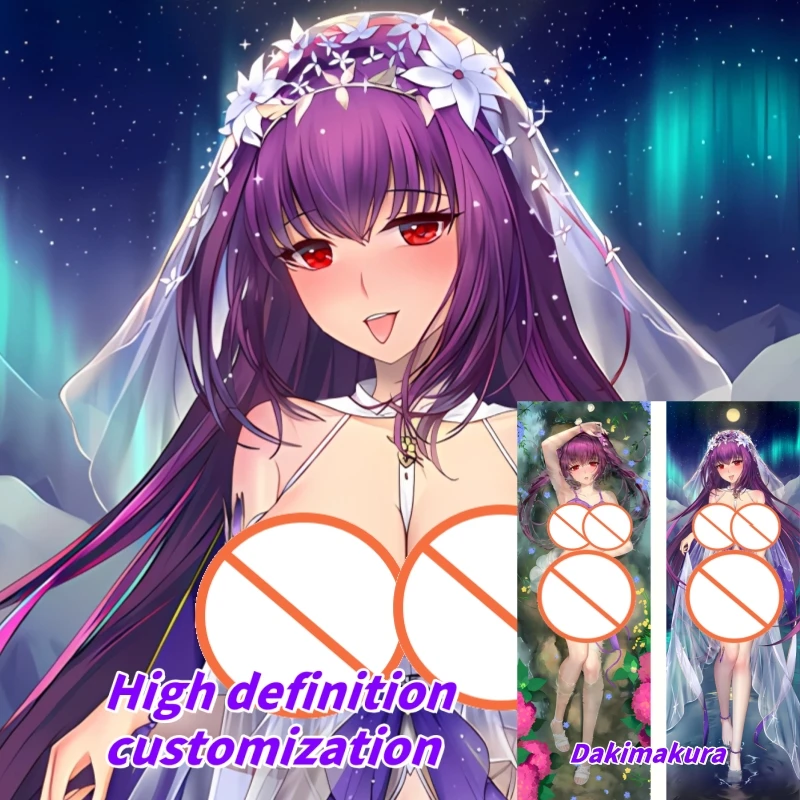 

Dakimakura Anime Pillow Case Fate Scathach Double-sided Print Of Life-size Body Pillowcase Gifts