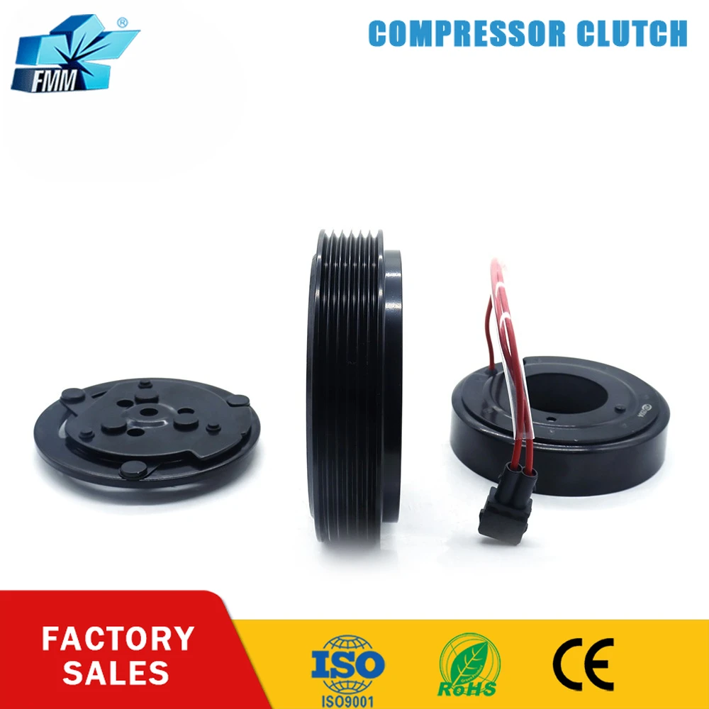 

FMM A/C AC Compressor Clutch Sucker Coil Pulley for VW Volkswagen T4 Clutch Kit 6PK