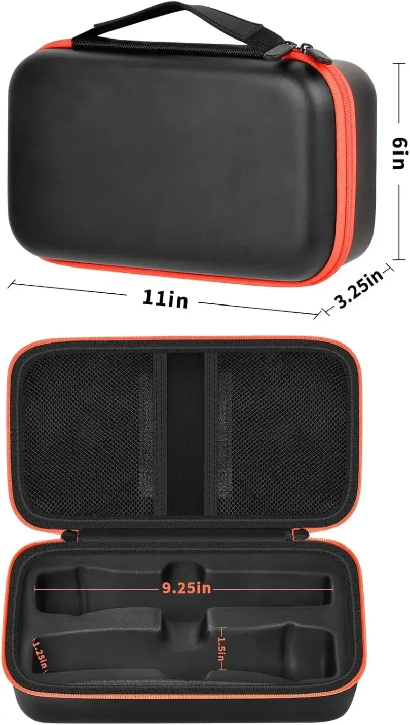 Wireless Microphone Case for JBL Wireless Two Microphone System Universal Handheld Dual Mic Travel Bag for Singing Karaoke view 4