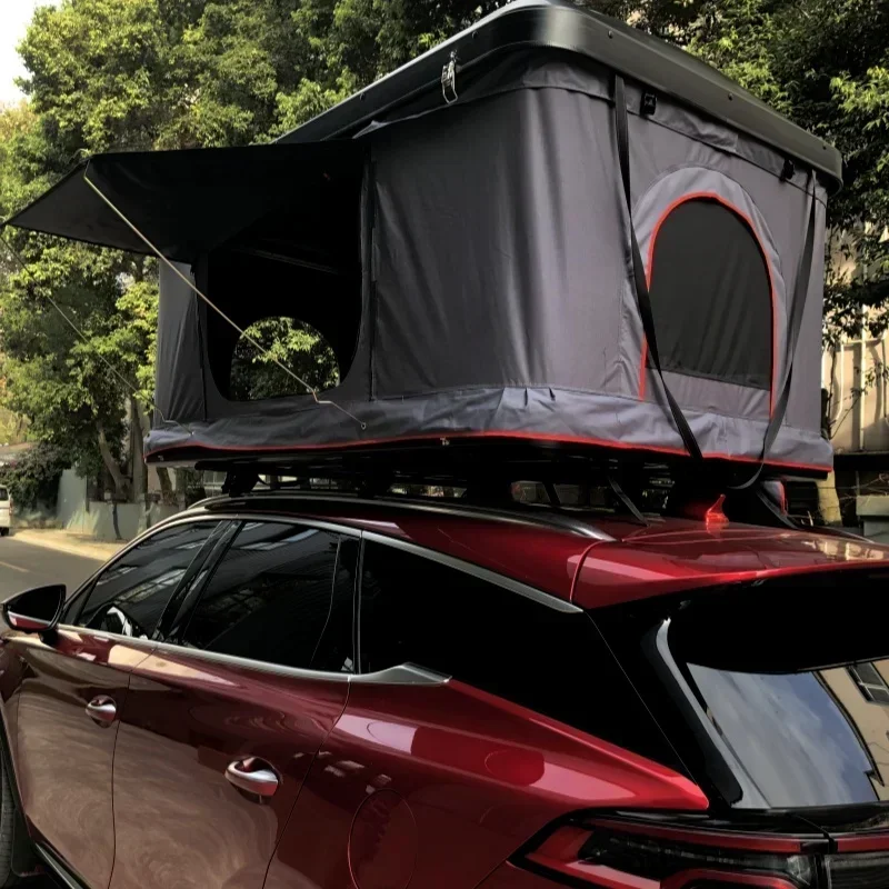 For Folding 4x4 Wd Suv Pop-up Open Camping Outdoor Rooftop Tent Automatic Abs Hard Shell Roof Tent Lightweight Roof Top Tent