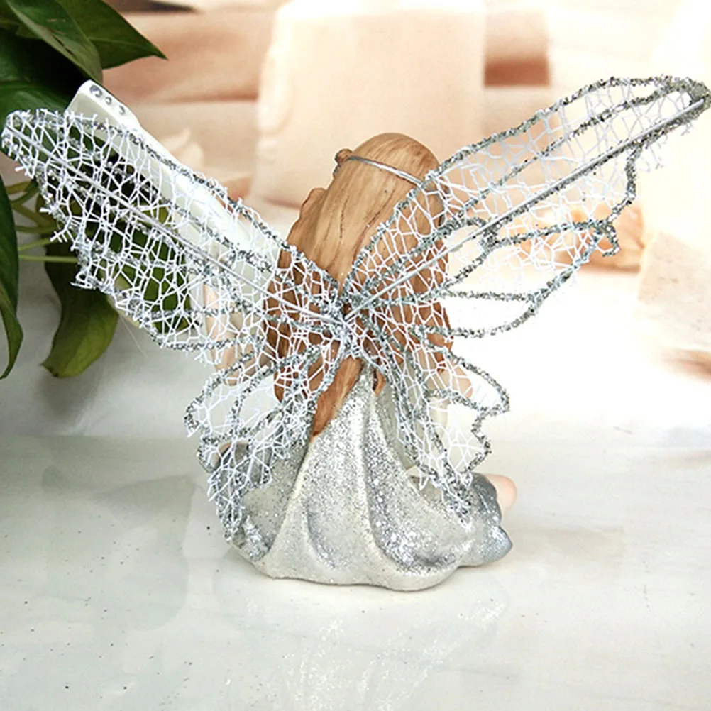 

1Pcs Guitar Decorative Craft Angel Ornament Resin Handcraft Indoor Outdoor Home Decor Delicate Tabletop Trinket