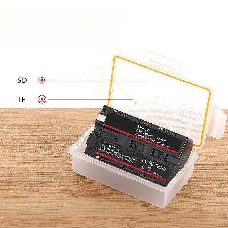 بطارية بديلة 3200 مللي أمبير في الساعة لهاتف Sony NP-F570 تم فك تشفيرها بالكامل لبطارية كاميرا BMPCC 4K BMPCC 6K Pro