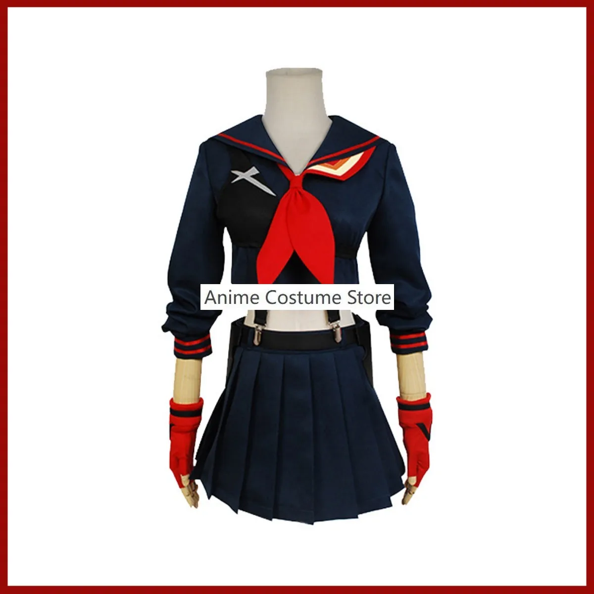 Anime Kill La Kill Matoi Ryuuko Cosplay Costume Wig Japanese JK Uniform Short Shirt Woman Sexy Kawaii Carnival Sailor Suit