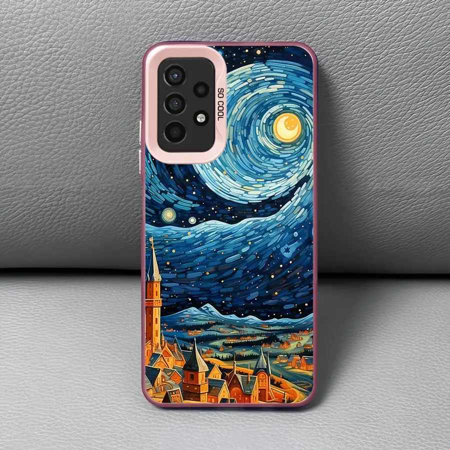 Чехол для телефона Night Van Gogh Art для Samsung Galaxy A15 A16 A23 A32 A72 4G 5G A22 A33 A34 A35 A52s A54 A55 A73 5G A24 A51 A71 4G