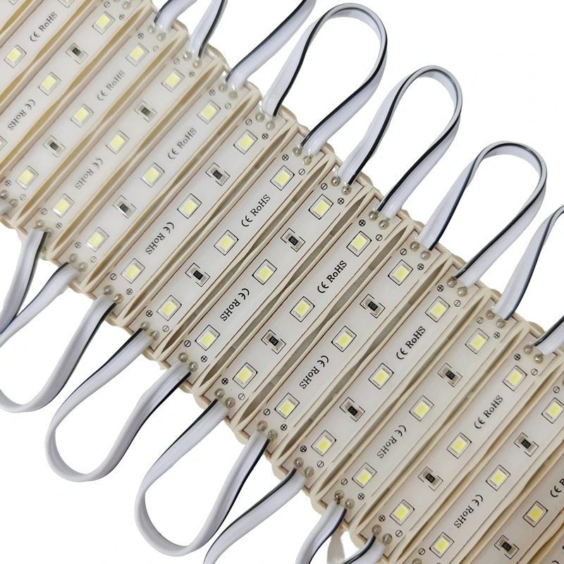 200PCS -Pack 12V Waterproof SMD 2835 3LEDs 0.72W Injection molding LED Module high lumen super bright led modules lighting