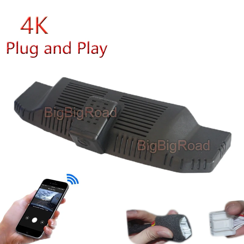 4K Plug And Play For Land Rover Defender 2020 2021 2022 2023 Car Wifi DVR Video Recorder Dash Cam Black Box Parking Camera