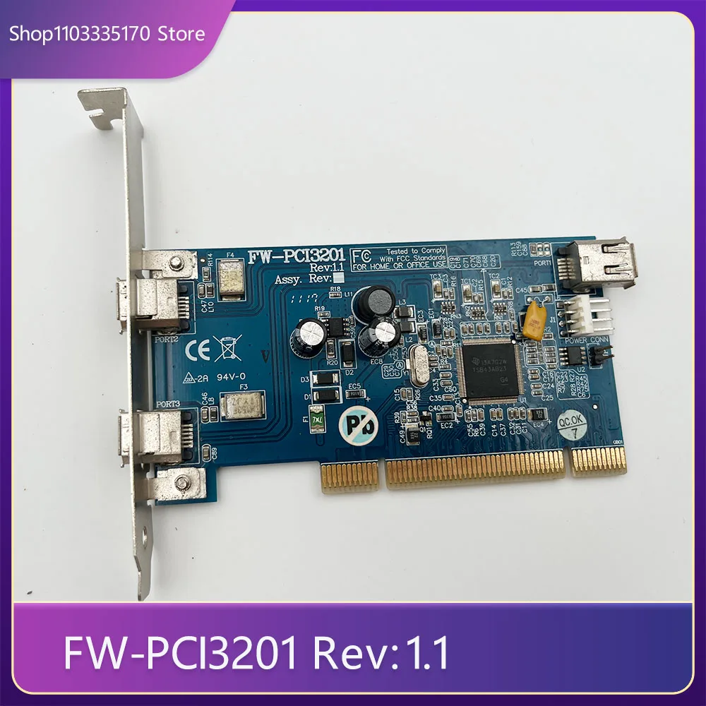 

For IOI 1394 data acquisition card FW-PCI3201 Rev：1.1