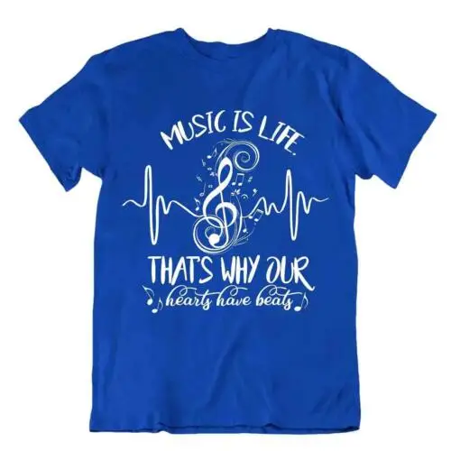 Music Is Life T-Shirt Poetry Tshirt Funny Art Shirt  Best Textile Idea Gift