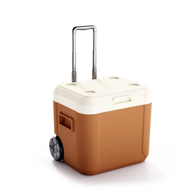 Fish cooler cooler Large cooler Portable outdoor picnic 52L