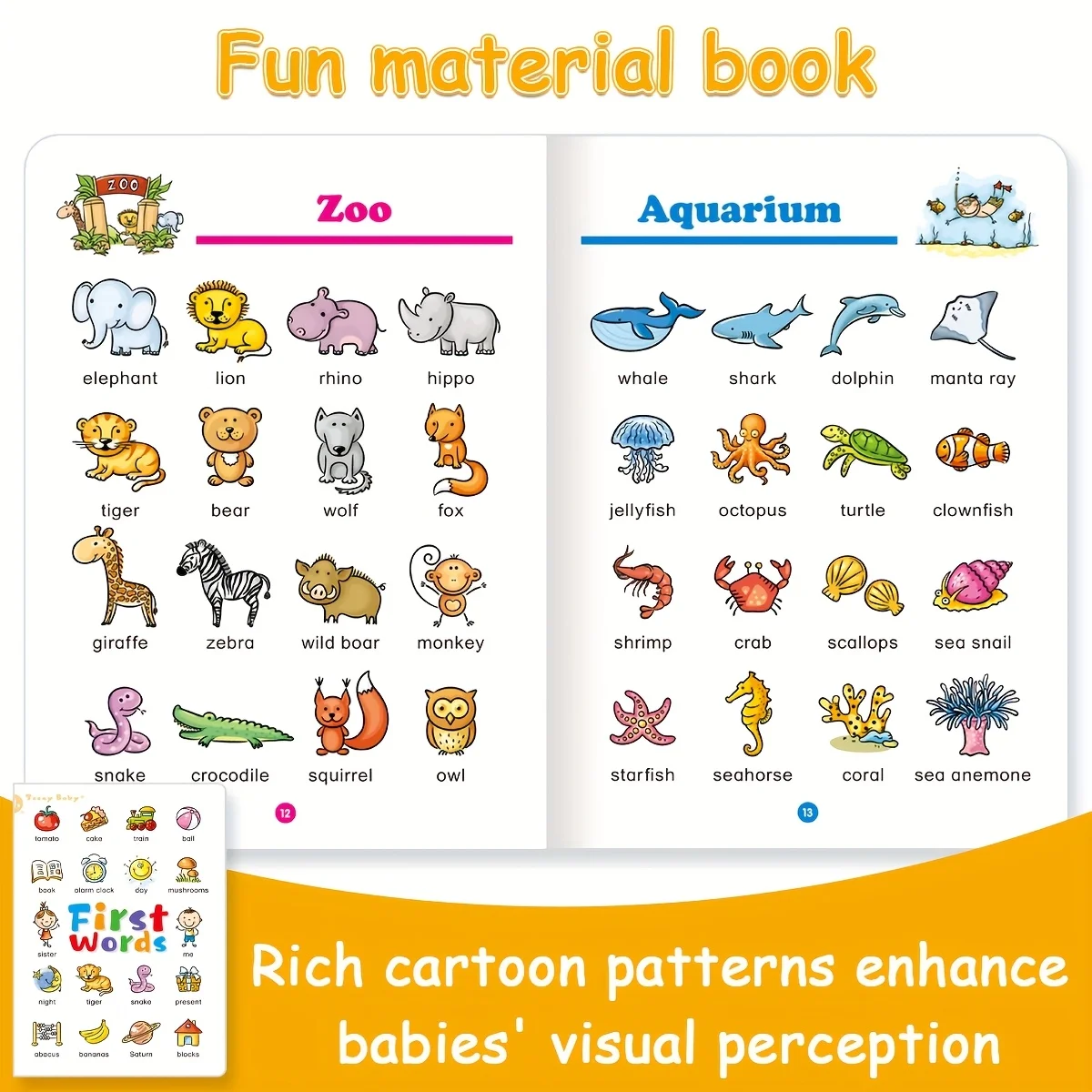 1. 32-page children's English vocabulary resource employing fun memorisation techniques to bridge the gap between “memorising” a