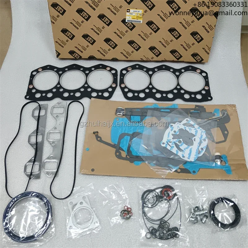 

Construction Machinery Parts Overhaul Gasket Kit For Mitsubishi S6K S6KT Caterpillar CAT 3066 Engine E320 E320C Excavator