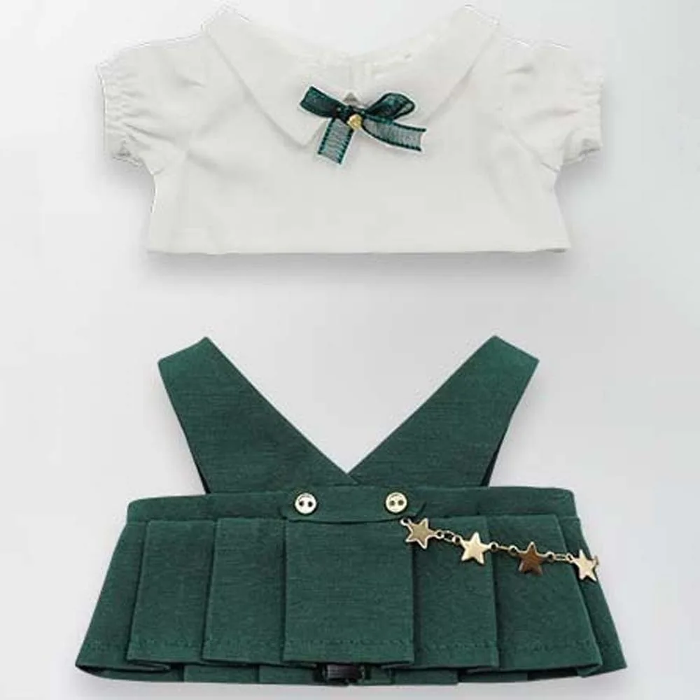 

Fashion T-shirt 20cm Clothes Dress Up Academy Uniform Cotton Outfit Mini Clothes Skirt Dresses Uniform Set Accessories