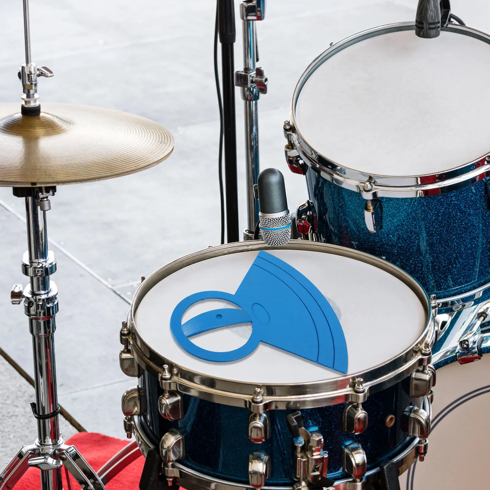 

Rubber Drum Practice Pad Designed for Noise Reduction and Vibration Control Soft Impact Sound Dampening for Drummers Home Use