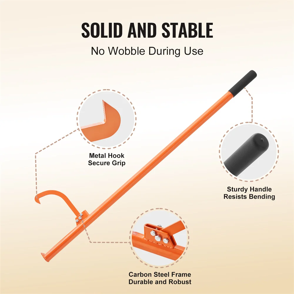 頑丈なスチール製ログローラー林業伐採ツール、カンフックツール59